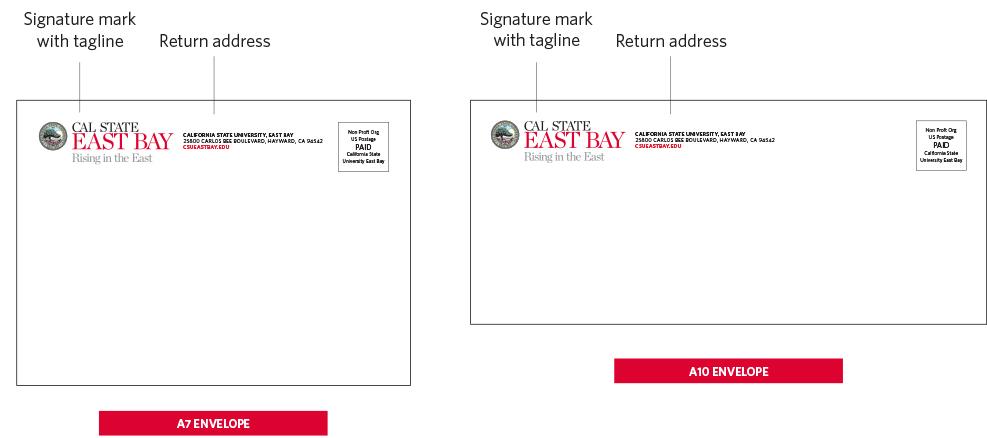 A10 Envelope Template