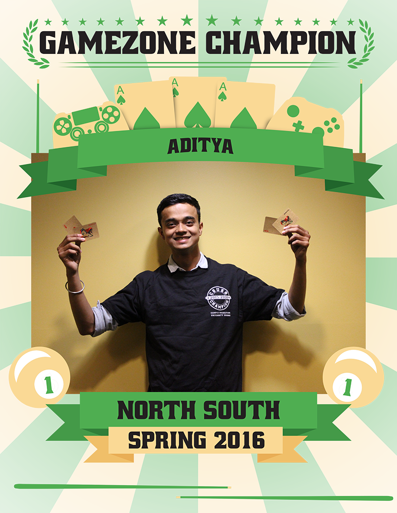 North South 2016 Champion Aditya