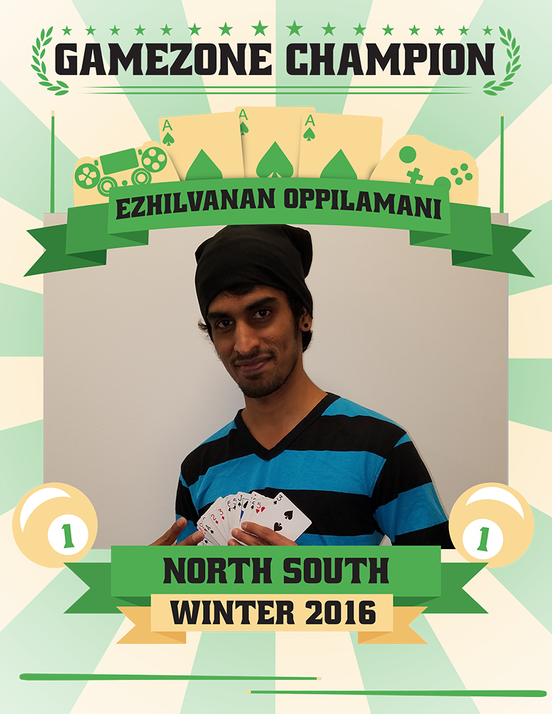 North South 2016 Champion Ezhilvanan Oppilamani