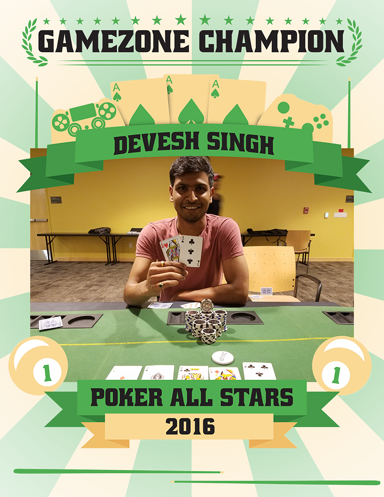 Poker All Stars Champion 2016 Devesh Singh
